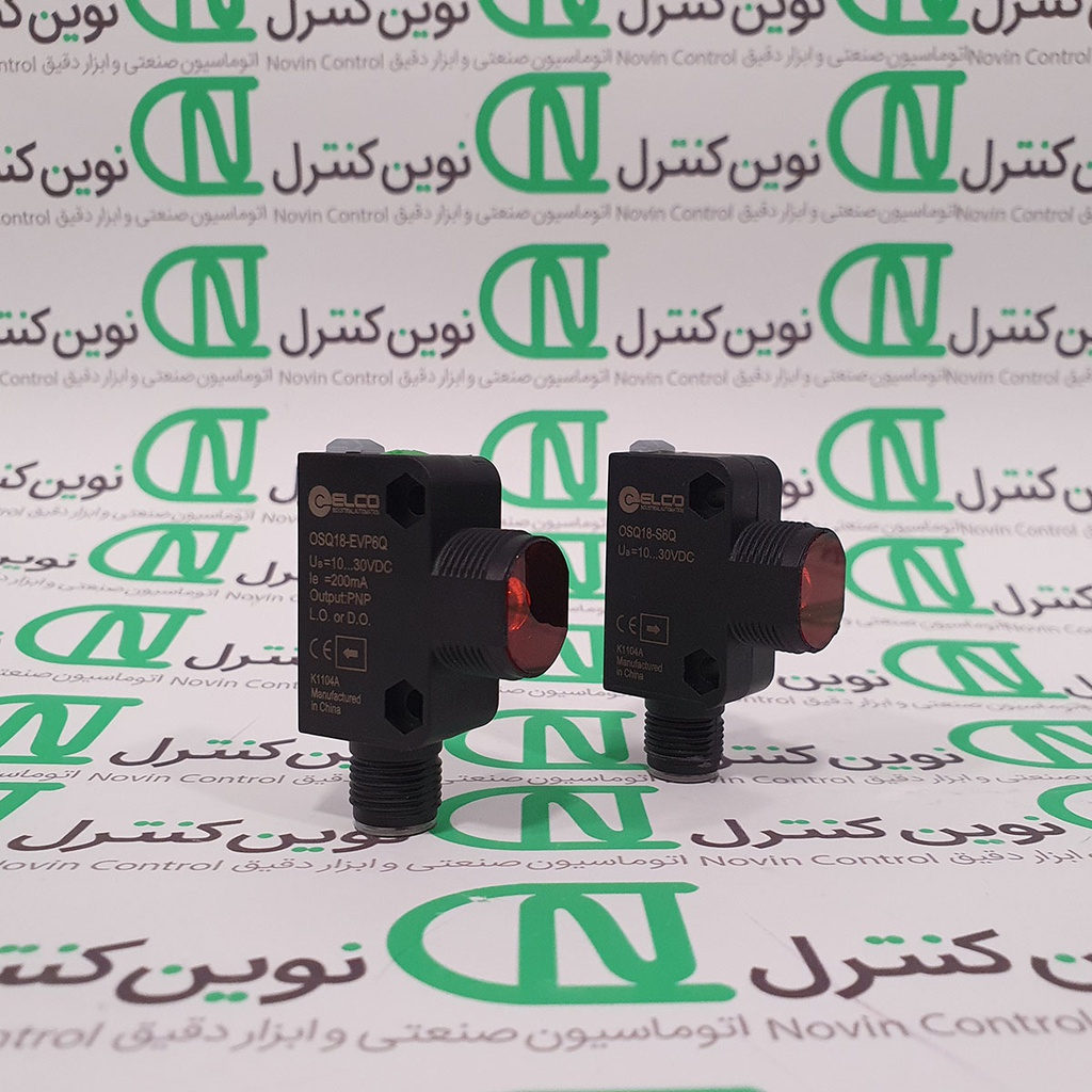 سنسور فرستنده گیرنده نوری الکو مدل OSQ18-EVP6Q , OSQ18-S6Q