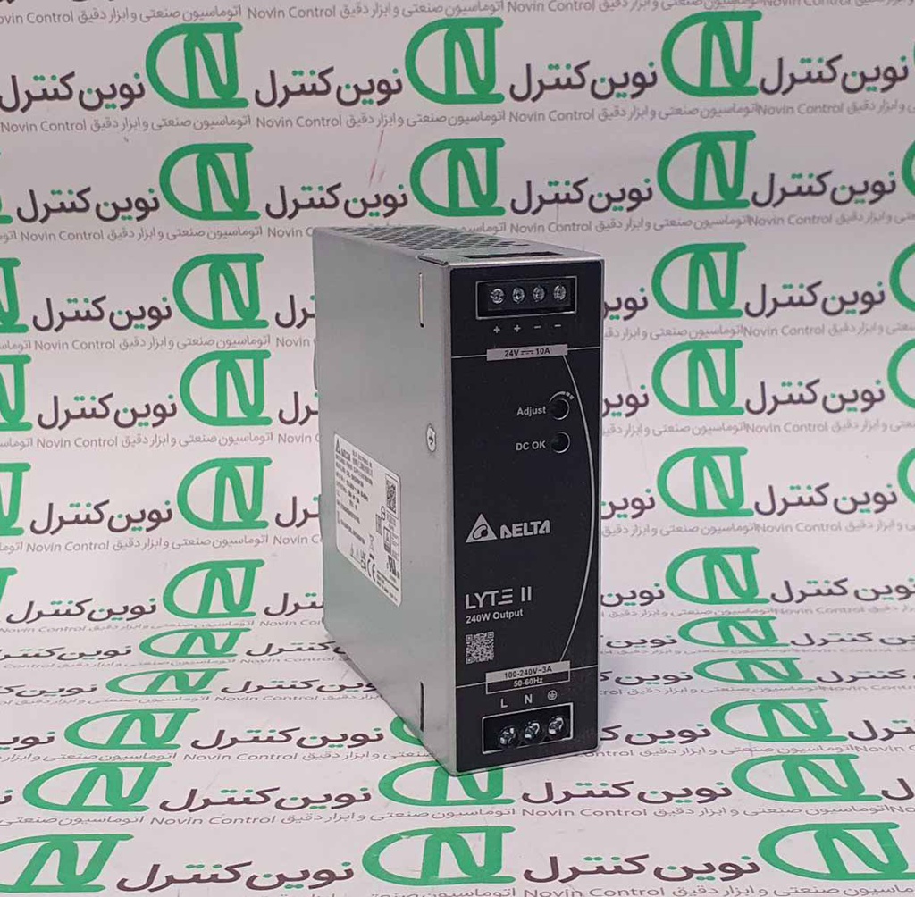 منبع تغذیه دلتا 24 ولت 10 آمپر مدل DRL-24V240W1EN