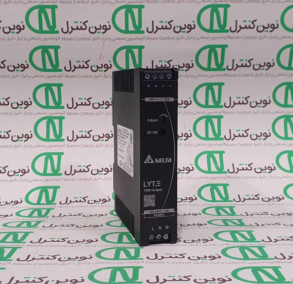 منبع تغذیه دلتا 24 ولت 3.125 آمپر مدل DRL-24V75W1AZ