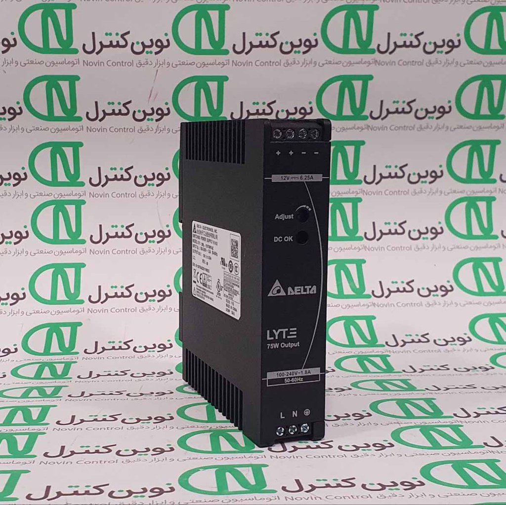 منبع تغذیه دلتا 12 ولت 6.25 آمپر مدل DRL-12V75W1AZ