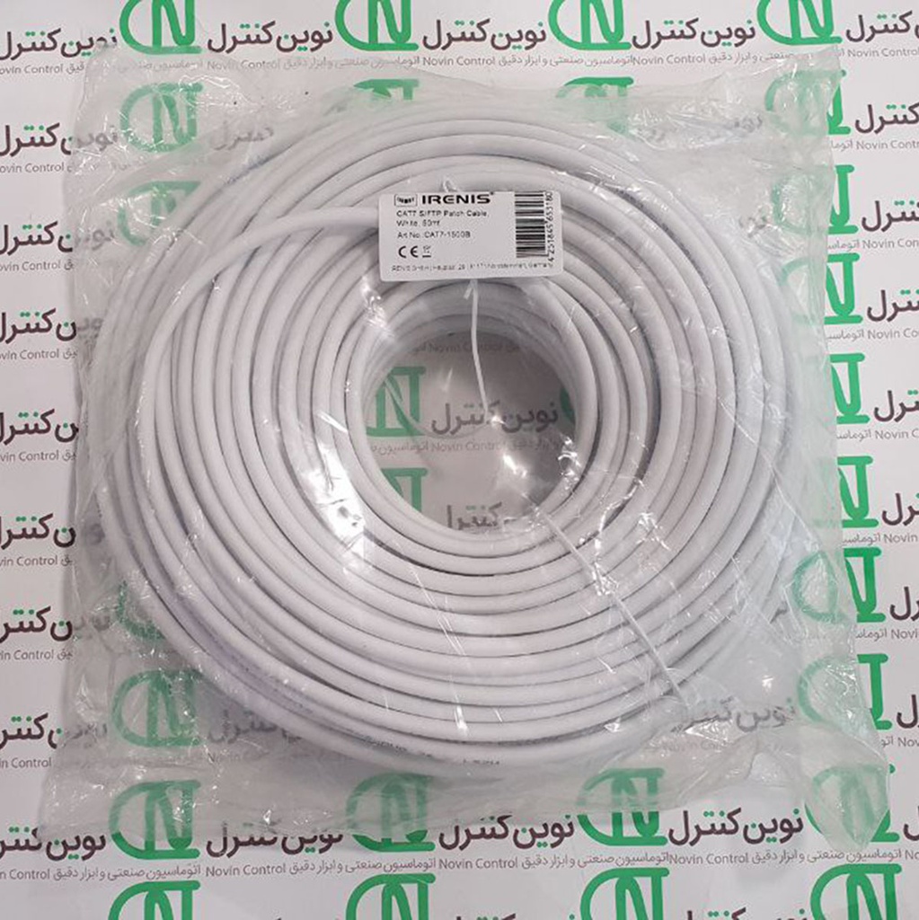 کابل پچ کورد اترنت 50 متری SFTP CAT7 برند IRENIS